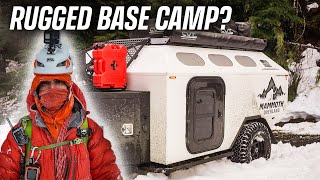 Professional Mountain Climber tests Mammoth Overland Trailer as Base Camp!