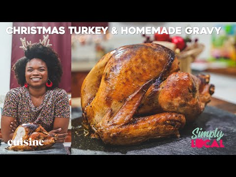 Oven Roasted Christmas Turkey With Homemade Gravy