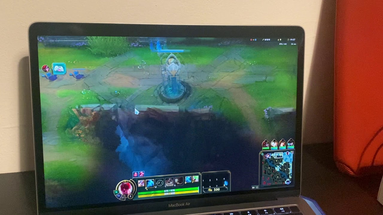 league of legends low fps mac