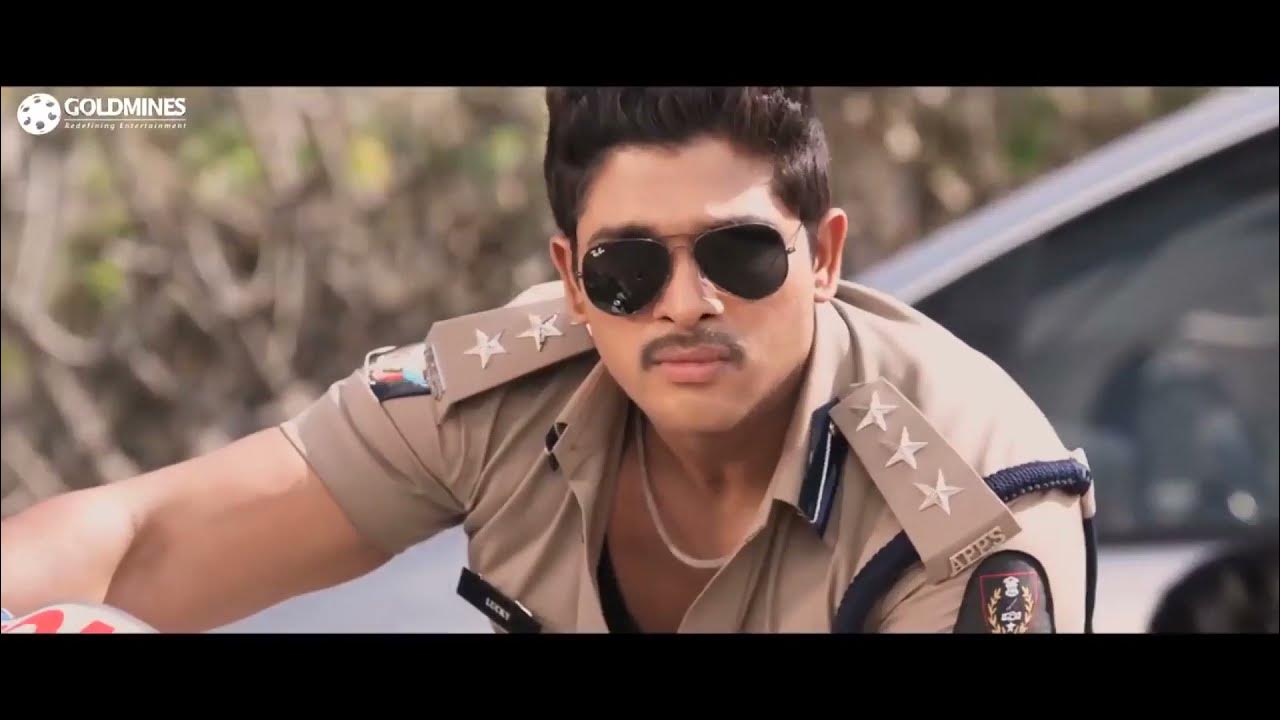 ALLU ARJUN Bike Entry Scene | Lucky The Racer | Full HD - YouTube