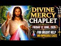 Divine Mercy Chaplet for Friday 12 June, 2026 | Powerful Prayer For Peace of Mind and Blessings