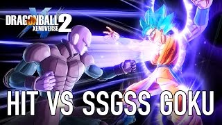 Dragon Ball Xenoverse 2 - PC\/PS4\/XB1 - Hit vs SSGSS Goku (Gameplay)