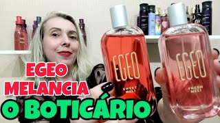 NOVO EGEO MELANCIA O BOTICÁRIO  | FRESH MELI E SWEET MELI | PRIMEIRAS IMPRESSÕES