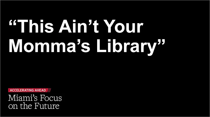 Jerome Conley, "This Ain't Your Momma's Library"