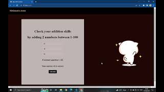 Add two numbers manually | CSS | HTML | Web development | Project ideas for beginners | IQ | Maths