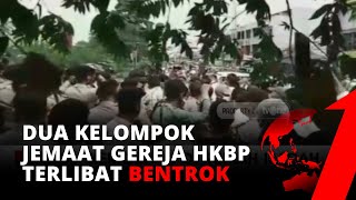 Ricuh! Dua Kelompok Jemaat Gereja HKBP Bentrok, Dua Pembawa Sajam Ditangkap | tvOne