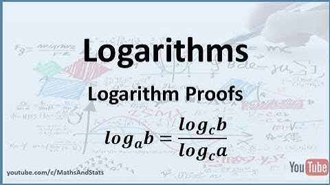 Logarithms: Change of Base Rule Proof