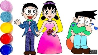 Doremon How to draw Nobita nobi cartoon for kids from Doraemon By Art  sketches - YouTube