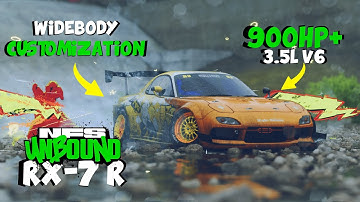 MAZDA RX-7 SPIRIT R WIDEBODY CUSTOMIZATION!!!  - NFS UNBOUND (4K PC GAMEPLAY)