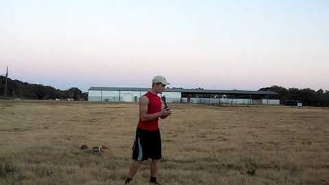 Kid throws nerf vortex bullet far.