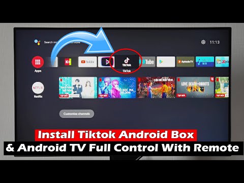 How To Install Tiktok Android Box & Android TV Full Control With Remote 2022