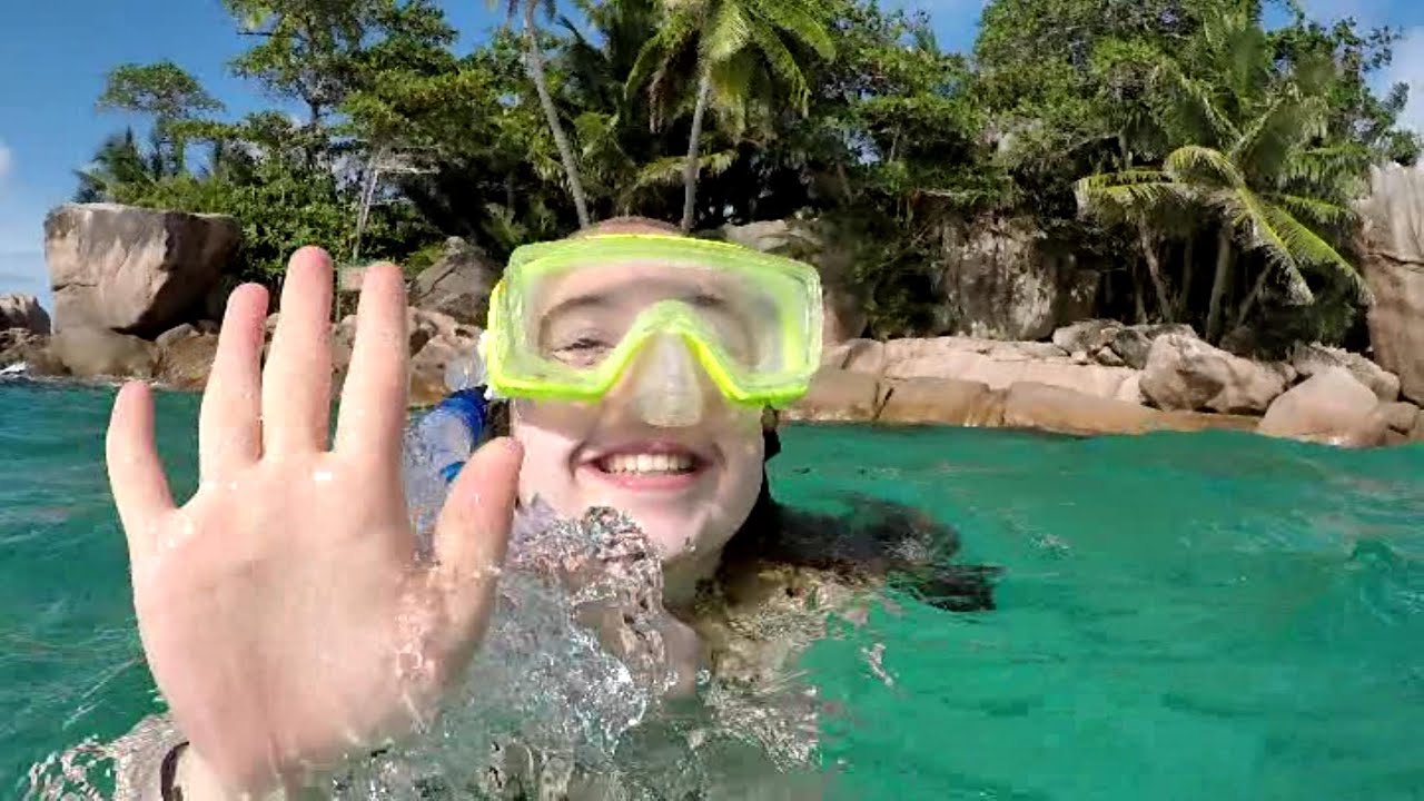 July 2016: snorkeling on Praslin and La Digue (Seychelles)