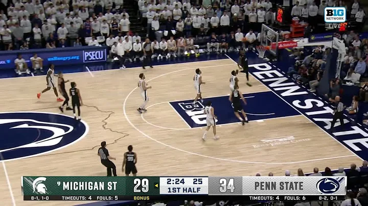 Coen Carr Slam Dunk vs. Penn State | Michigan State Men's Basketball