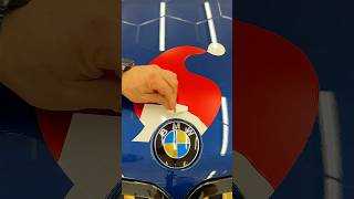BMW X7 Christmas Decoration | Knifeless Tape Holiday Trick