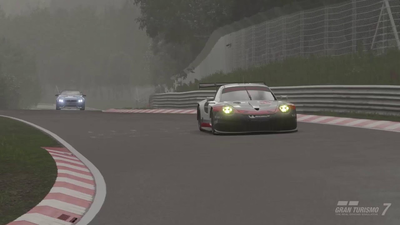 Porsche 991 RSR '17  sur la Nordschleife