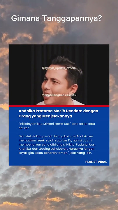 apakah benar Nikita Mirzani adalah sosok yang dibenci Andika Pratama #nikitamirzani #andikapratama