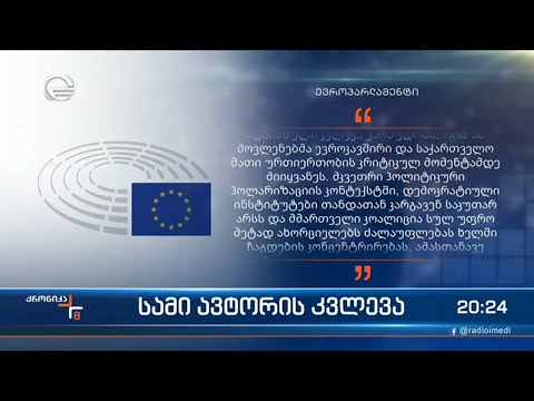 სამი მკვლევარის მოსაზრება, რომელსაც ქართული ოპოზიციის ნაწილი ევროპარლამენტის პოზიციად წარმოაჩენს