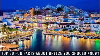Top 30 Fun Facts About Greece You Should Know! 30 Facts You Should Know About Greece