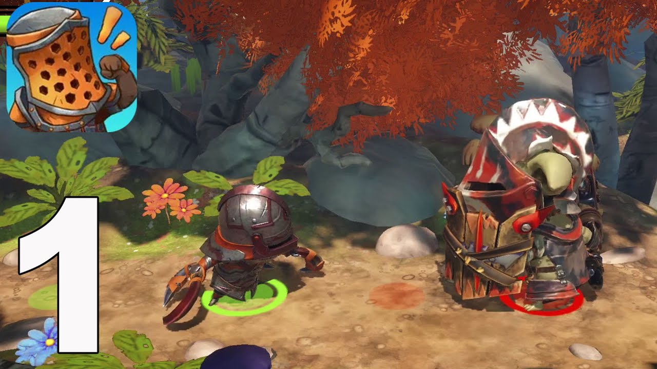 Big Helmets: Heroes of Destiny — Игровой процесс, часть 1 (iOS, Android)