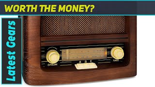 ClearClick Classic Vintage Retro Style AM/FM Radio Review with Bluetooth, Aux-in, & USB - Handmade
