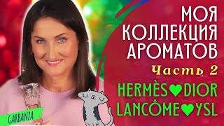 Моя коллекция ароматов Парфюмерный шкаф Dior Lancome Hermes YSL