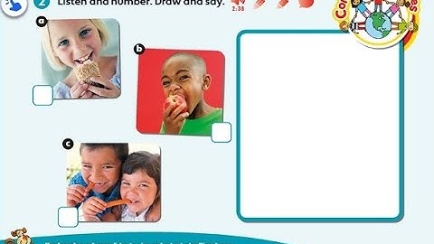 PB pg. 48 - Activity 2 - Listen and number. Draw and say.