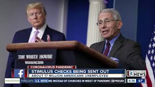 Stimulus checks being sent out