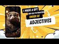 Practicing Order of Adjectives with a GPT