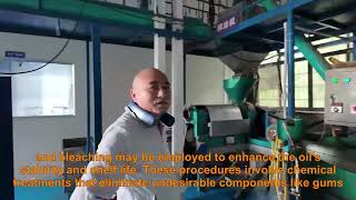 Walnut oil processing machinery process flow and principle