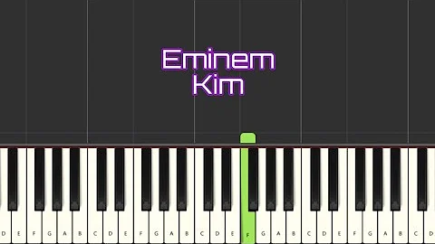 Eminem - Kim | Learn Piano Keys