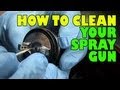 How to clean your spray gun