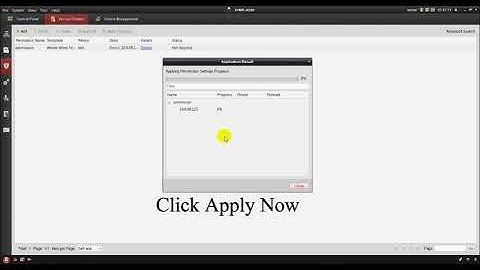How to Apply Permission on iVMS 4200