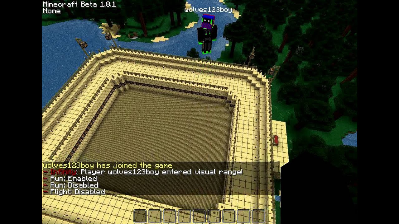 Minecraft Schematic - Arena - YouTube