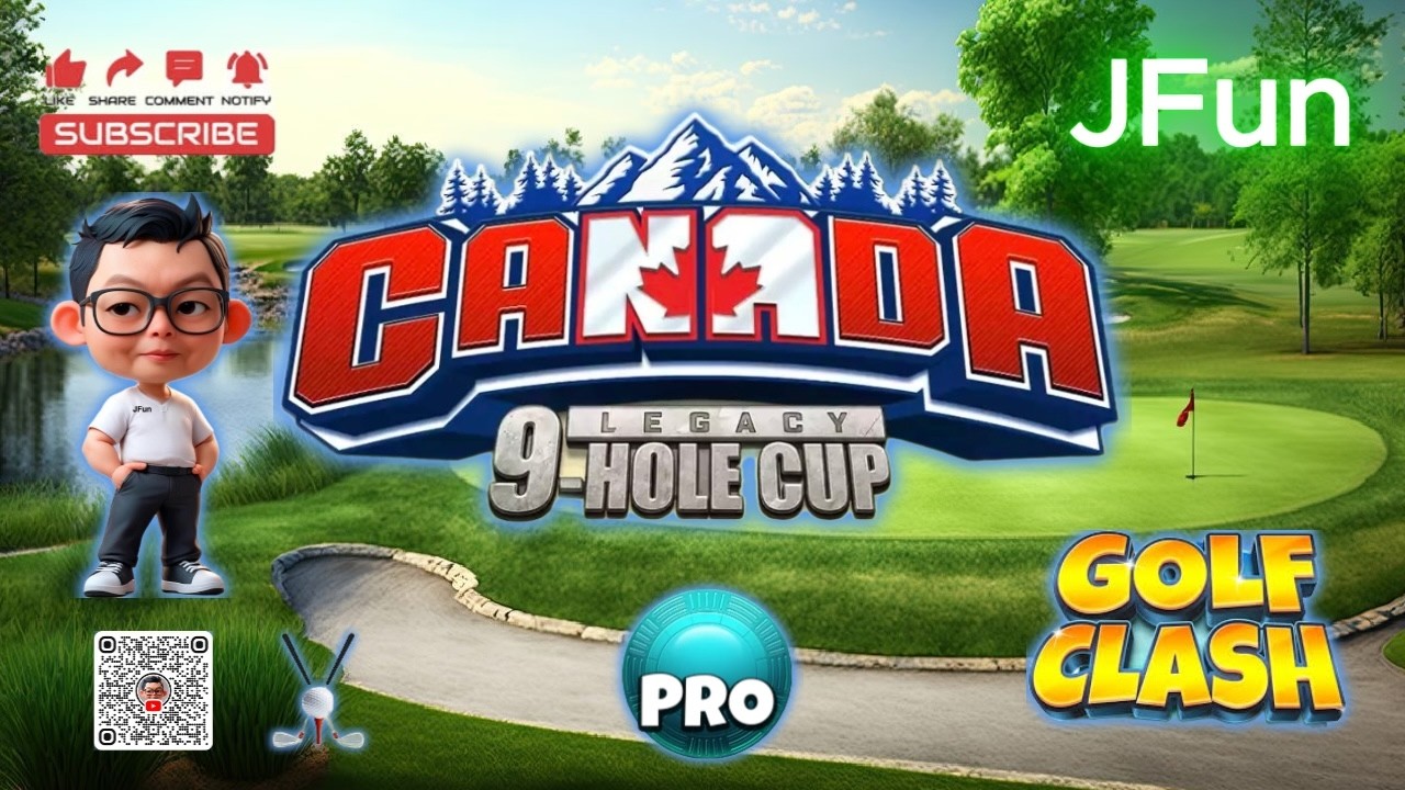 Golf Clash Canada Legacy 9-Hole Cup game play [F2P][Pro] 26Feb22