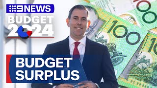 $9.3 billion surplus to be delivered in Federal Budget | 9 News Australia