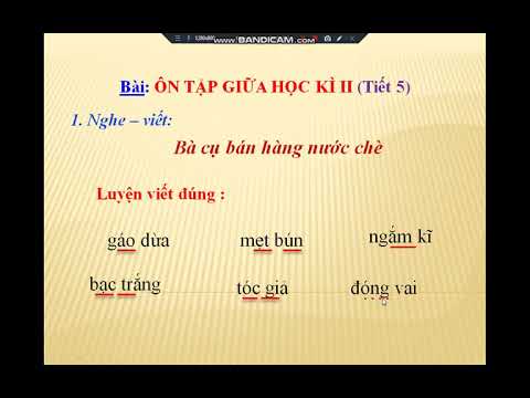 Tiếng việt _Ôn tập (Tiết 5)