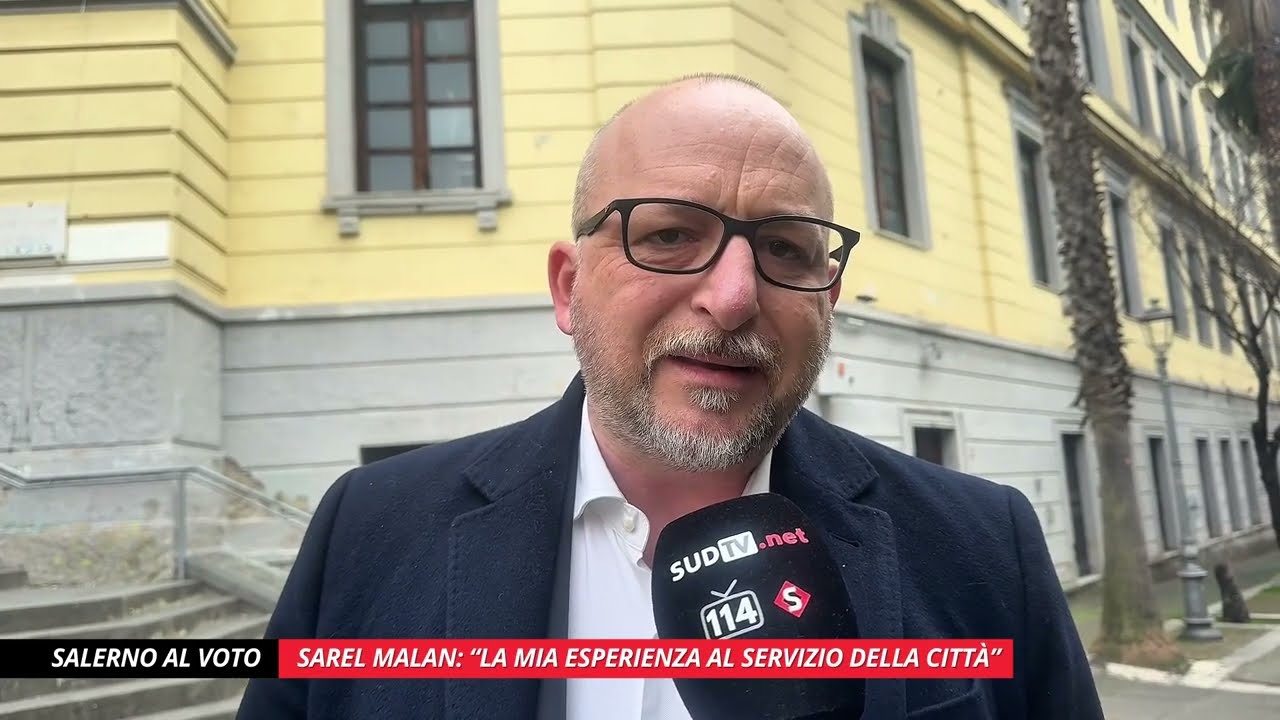 ✅ Salerno al voto, Sarel Malan: “La mia esperienza al servizio della città” |SUD TV 114|