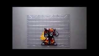 Mega Man X Zero Perler Bead Time Lapse