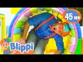 Blippi Visits an Indoor Playground! - Part 1 | Blippi Full Episodes | Educational Videos for Kids