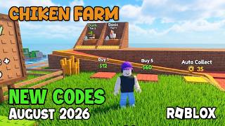 Roblox Chicken Farm NEW CODES August 2026