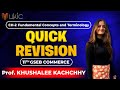 11th GSEB Economics Chapter-2 | Quick Revision | 25-26 | UKIC | Prof. Khushalee Kachchhy