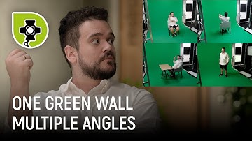 Multi-angle Filming in a One-wall Green-Screen Studio | CyberGaffer