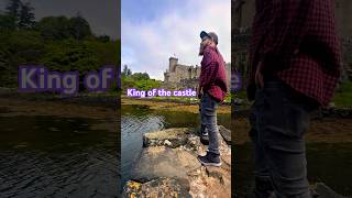 Two ways to enjoy a castle 🏰 #castle #gameofthrones #travel #comedy #couple #scotland