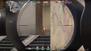 Valorant - Insane jett Collateral through a wall - Haven
