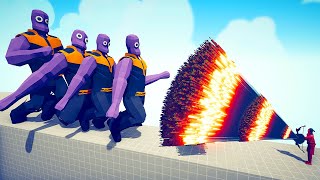 4x DIFFERENT SIZE OF THANOS vs EVERY GOD - Totally Accurate Battle Simulator TABS