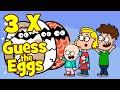 Guess The Eggs Children S Song Guessing Game Quiz Song Hooray Kids Songs Nursery Rhymes