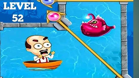 Save Daddy – Pull the Pin Game - Gameplay Walkthrough Level 52 (Android, iOS) #savedaddy #trydra