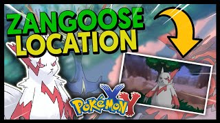 WHERE TO FIND ZANGOOSE ON POKEMON X