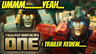 🤖🎬WE NEED To TALK About The TRANSFORMERS One Movie… #transformers