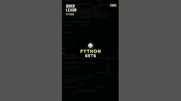 Python sets in 1 minute - Introduction and Built-in methods #python #sets #coding #structures